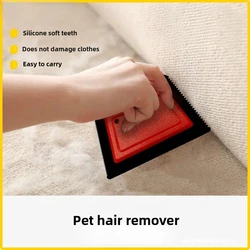 Alfombra, sofá, removedor de pelo, ropa, pegatina de silicona, Mini removedor de pelo para mascotas, productos para mascotas