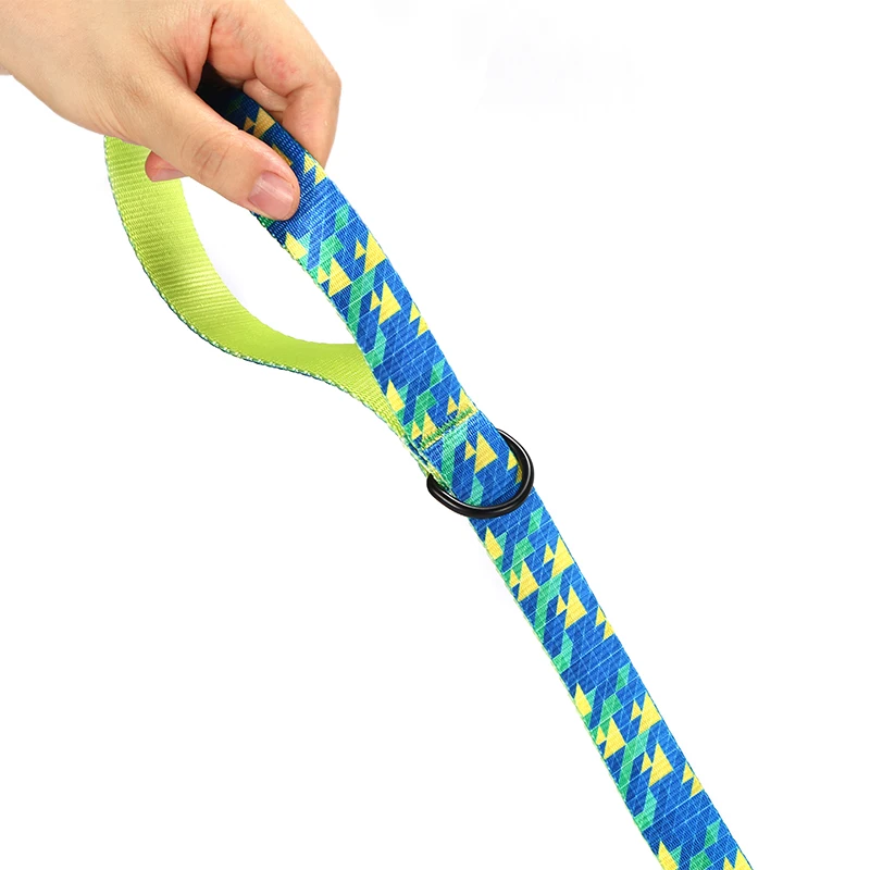 PLATTCO Cuerda para caminar para perros suave y cómoda de nailon de imitación nueva SUNSET SEA 5 especificaciones 120cm PDL309 - imagen 4