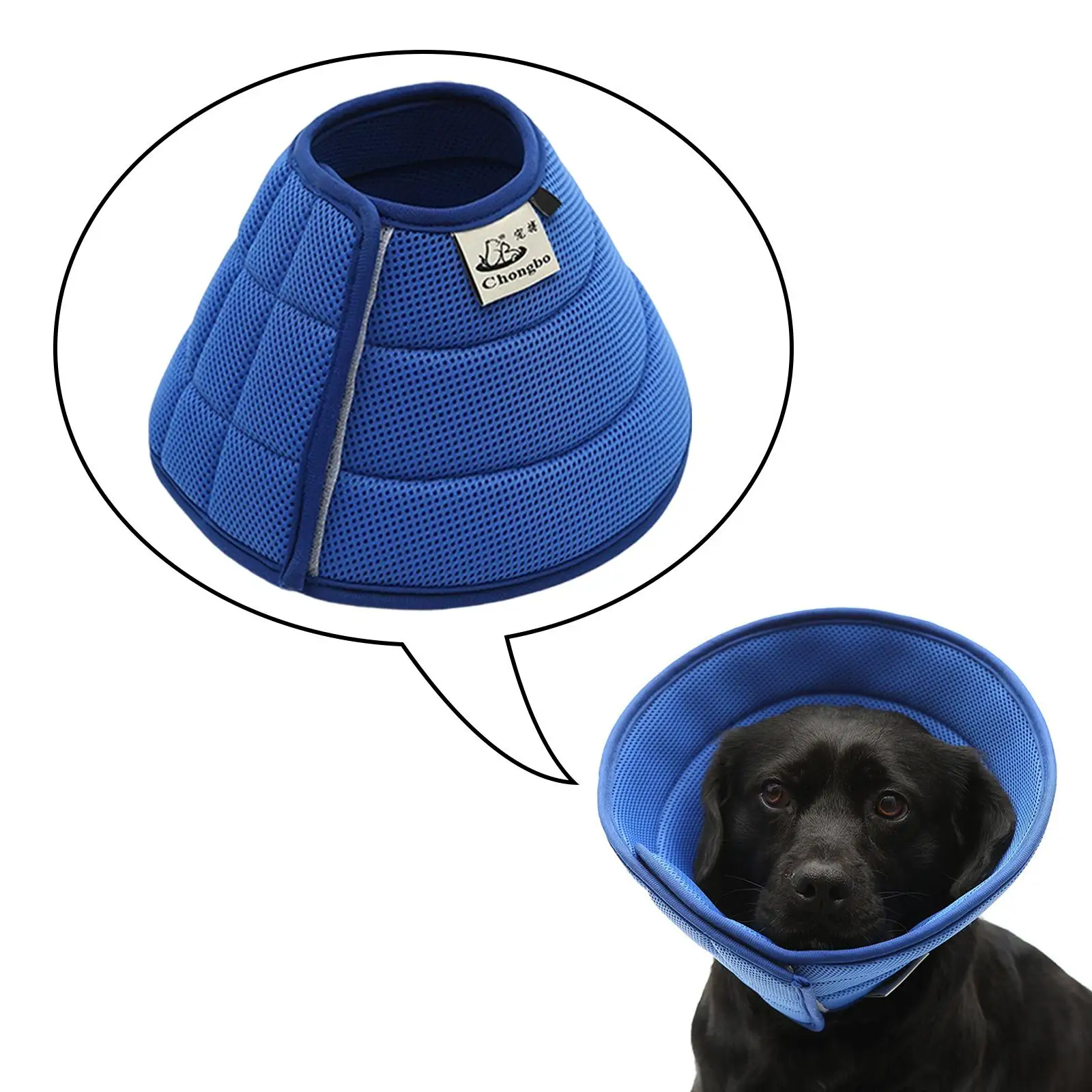 Pets Recovery Collar Stop Licking Protective Cone Comfortable After Surgery Anti