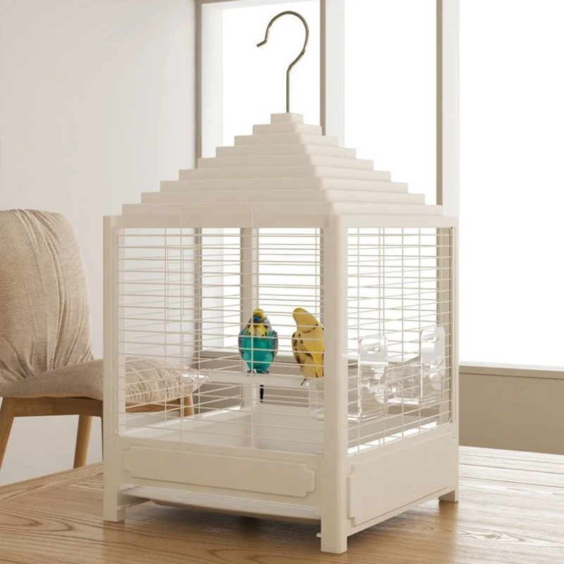 Jaulas para pájaros portátiles, jaula para pájaros de lujo, accesorios para loros y pájaros, casas, hábitats, loros, escondite para animales pequeños, suministros para jaulas para pájaros