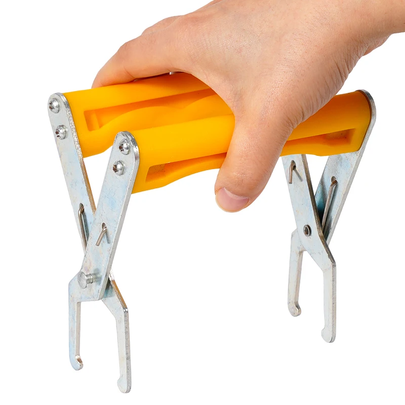 Pinza inoxidable colmenas mango plástico amarillo herramienta apicultura - imagen 5