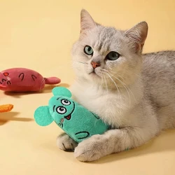 Juguete de felpa suave con hierba gatera para gatos