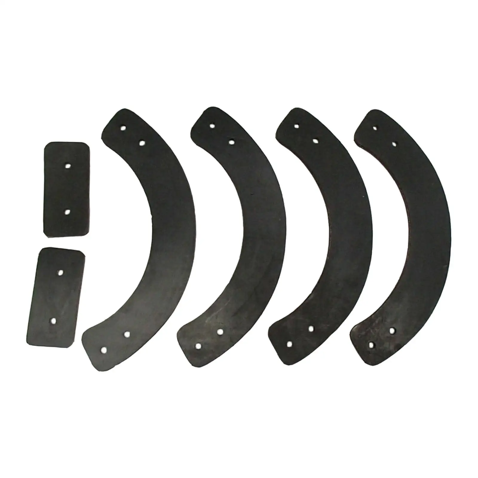 Reparación de paletas de goma para soplador de nieve, repuesto para exteriores, mantenimiento fácil de instalar, 780-035 13167 735-04033, repuesto para lanzador de nieve, 6 uds. - imagen 4