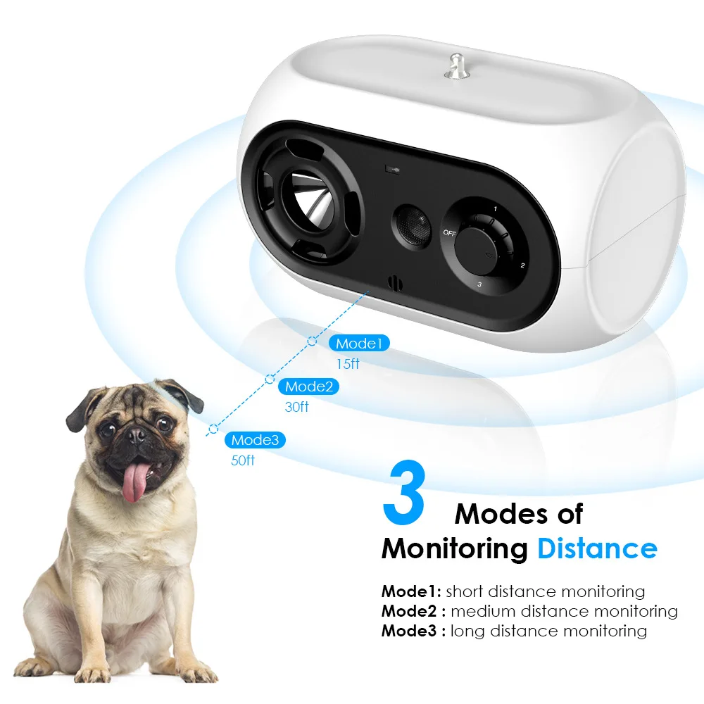 Dispositivo antiladridos ultrasónico K2, entrenador de perros, monitoreo inteligente de alta potencia, dispositivo repelente automático de perros, antiladridos - imagen 4
