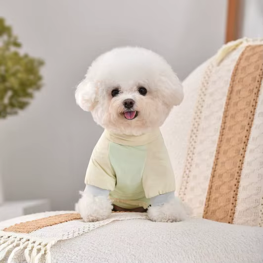 Ropa fresca de verano para perros pequeños – Mono transpirable casual - imagen 5
