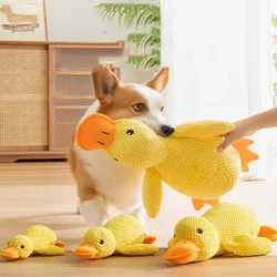 Juguete peluche pato amarillo para perro – Antiestrés y entretenimiento