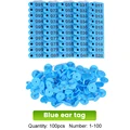 Ear tag blue