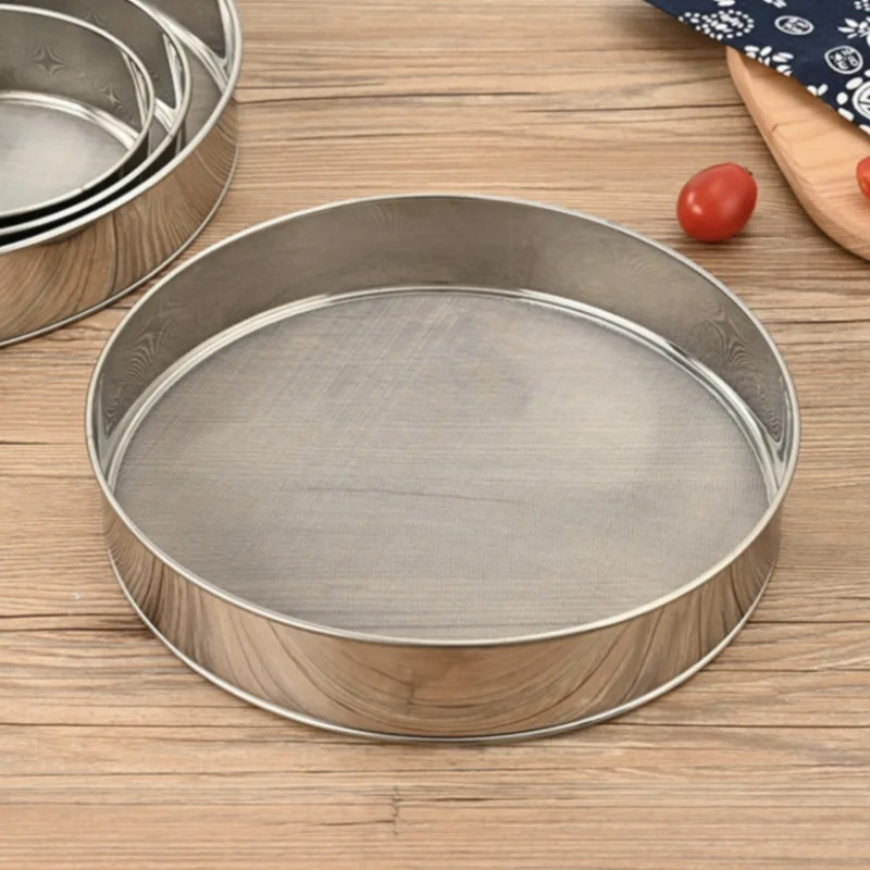 Accesorios de herramientas de cocina, tamiz de cocina para harina, té, colador de Pasta, tamis, malla de harinas, utensilios de pastelería de arroz, malla de acero inoxidable - imagen 4