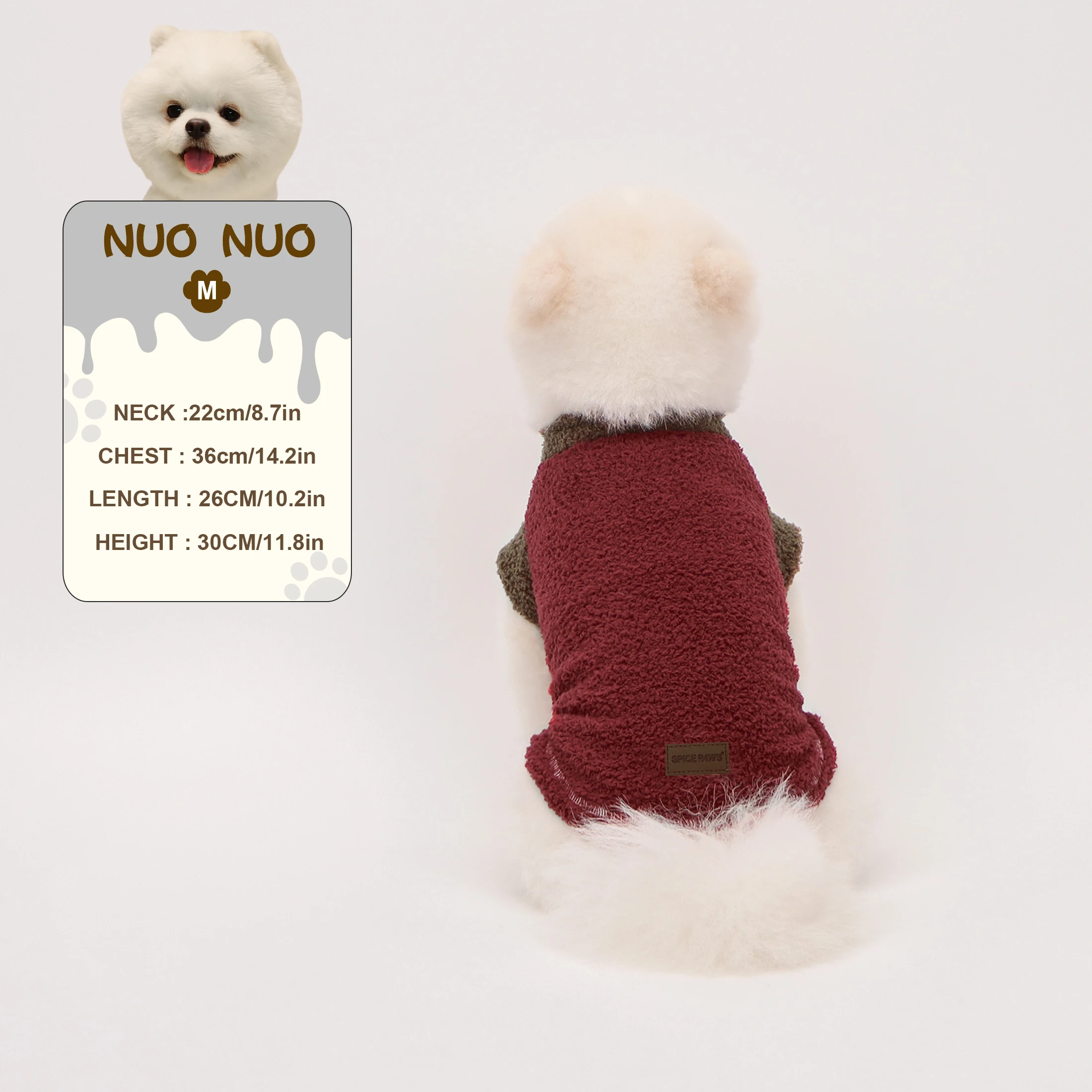 Chaleco polar sin mangas para perros pequeños y medianos - imagen 2