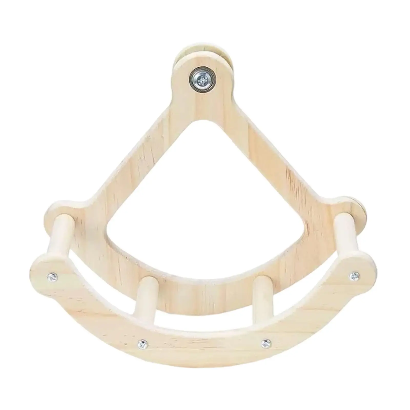 Bird Perch Toy Intelligence Puzzle Birdcage Accessories Interactive Rocking Parakeet Toy for Budgie