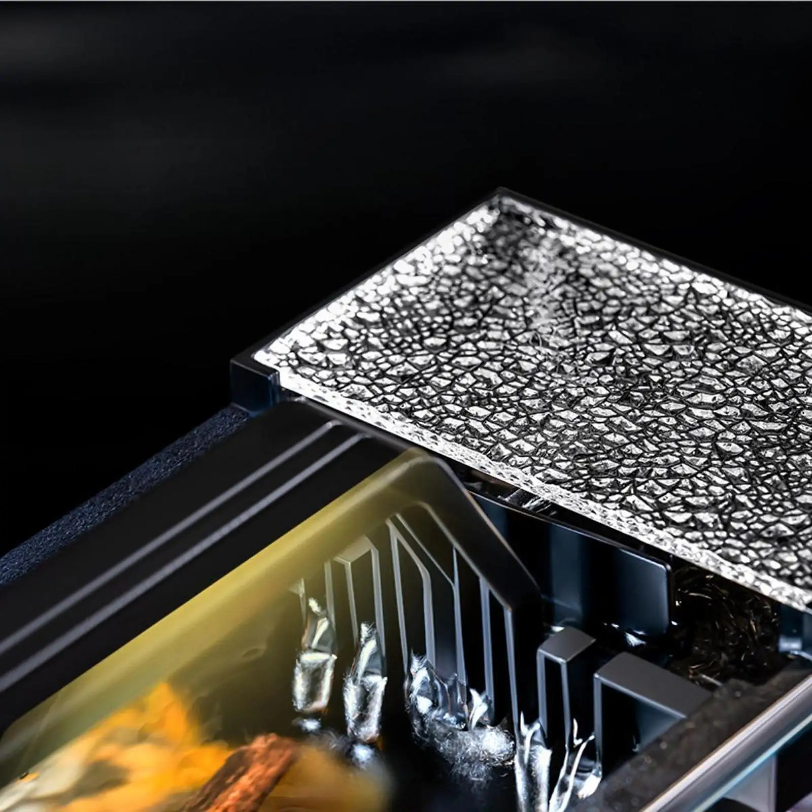 Micro Landscape Fish Tank Sturdy Mini Fish Tank for Tabletop Household Decor