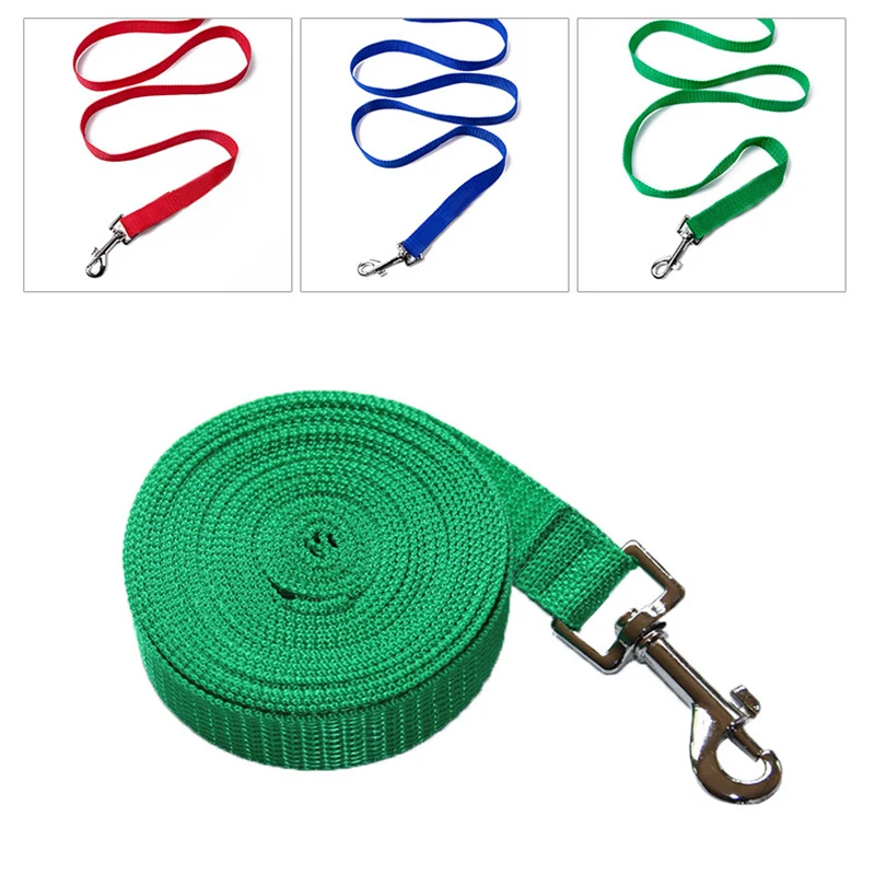 Correa de nailon para perros pequeños, medianos y grandes, cuerda de tracción para entrenamiento para caminar, cinturón de plomo para cachorros y gatos, suministros de 1,5 m y 1,8 m - imagen 3