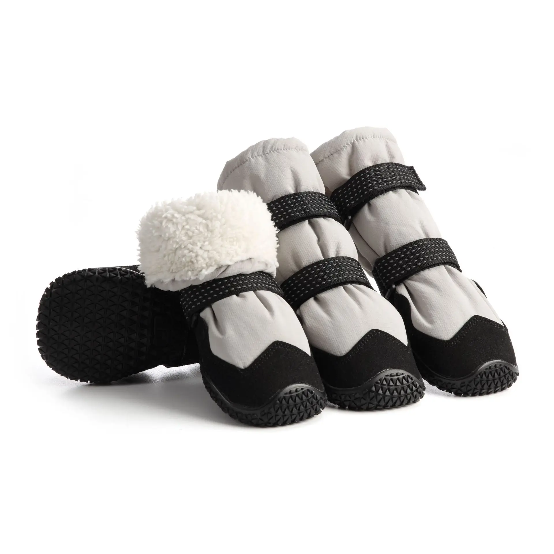 Botas largas impermeables y anticongelantes para perros en invierno