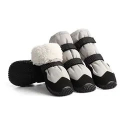 Botas largas impermeables y anticongelantes para perros en invierno