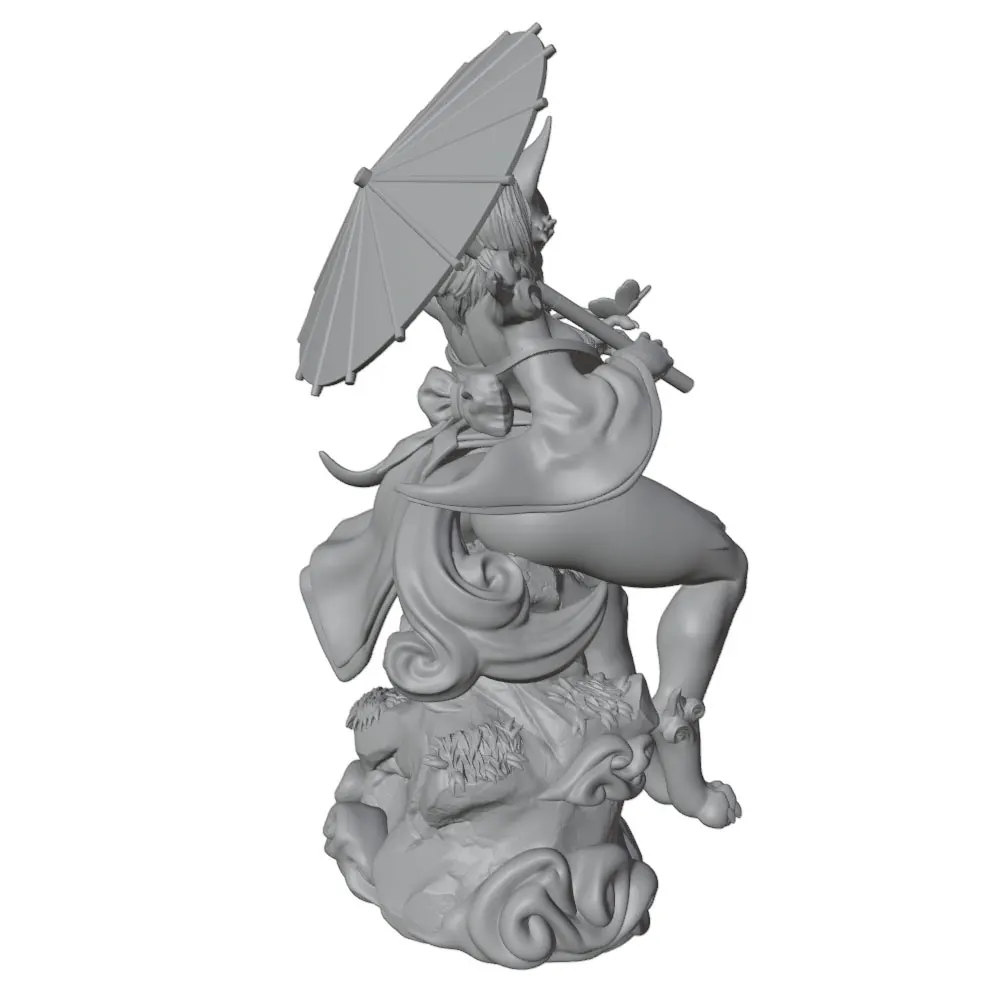 Miniatura decorativa 1/24 gris para pintar – Figura anime coleccionismo - imagen 5
