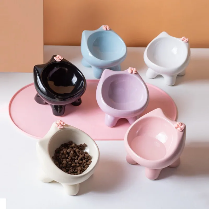 Cuenco elevado para mascotas Cerc, cuenco para perros de pie alto, alimentación lenta, protección Ne, agua para perros - imagen 2