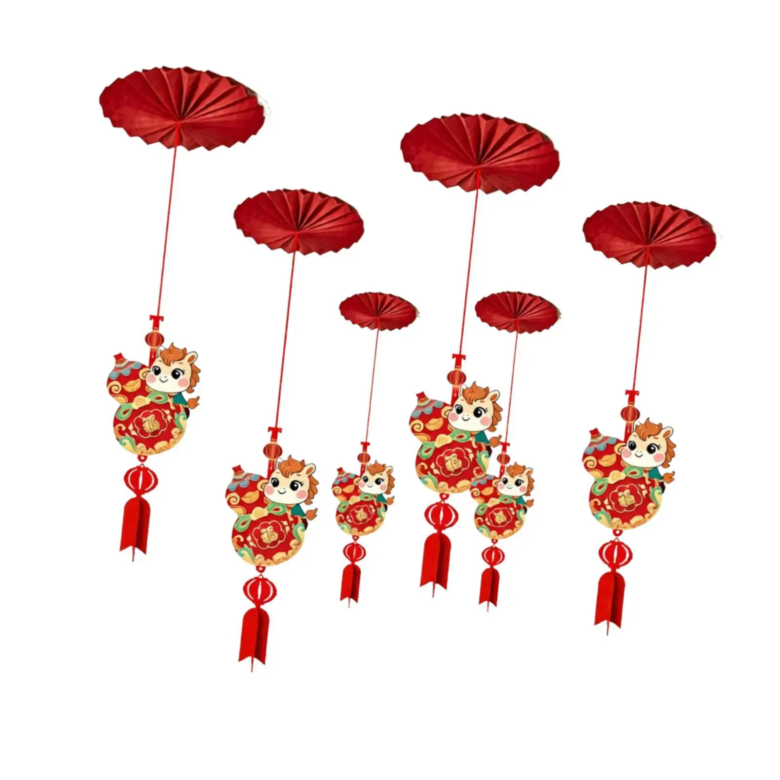 Decoración colgante para techo 2026 – 6 piezas para festival de primavera - imagen 4