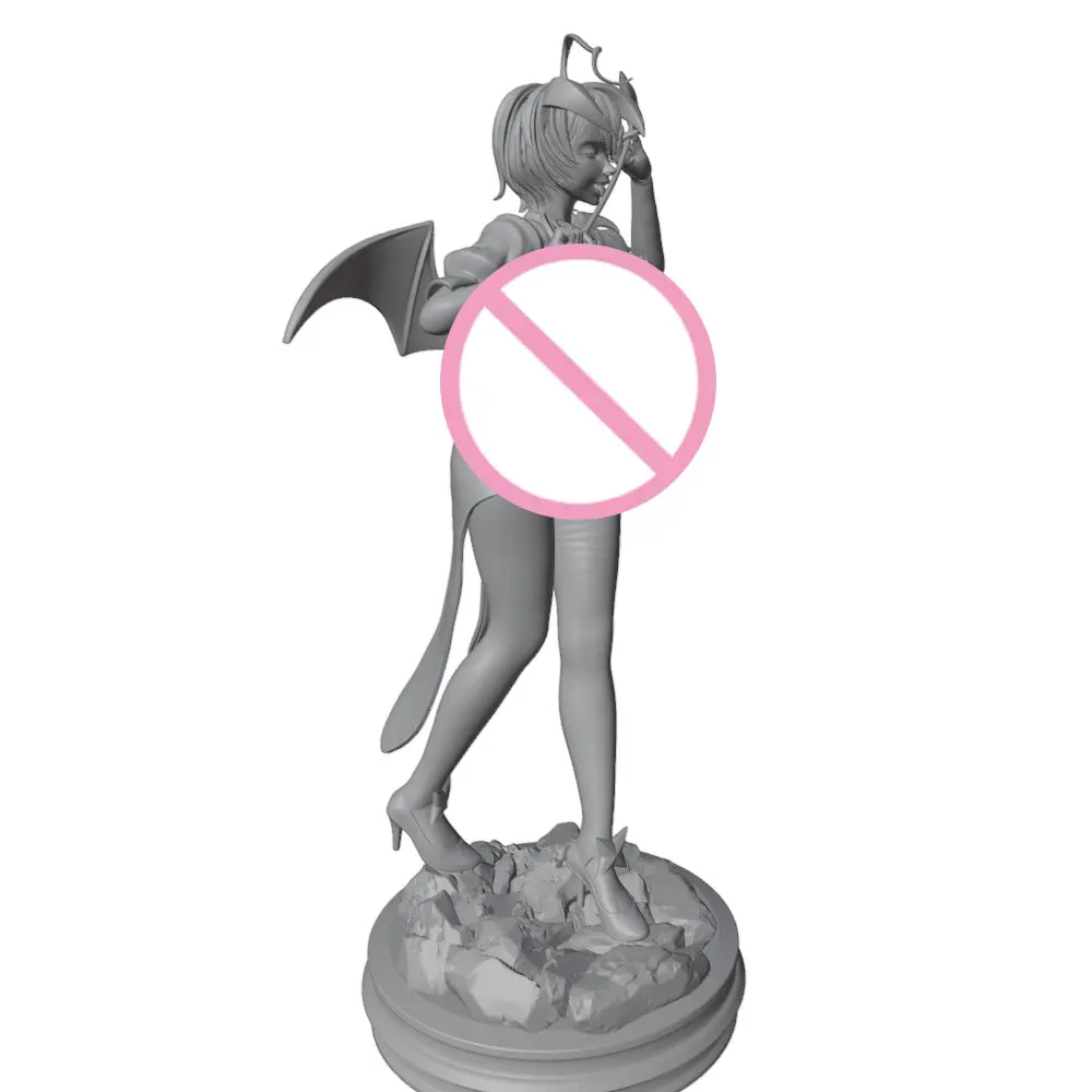 Kits resina gris 3D sin montar ni pintar – Muñeca sexy no gatos perros - imagen 3