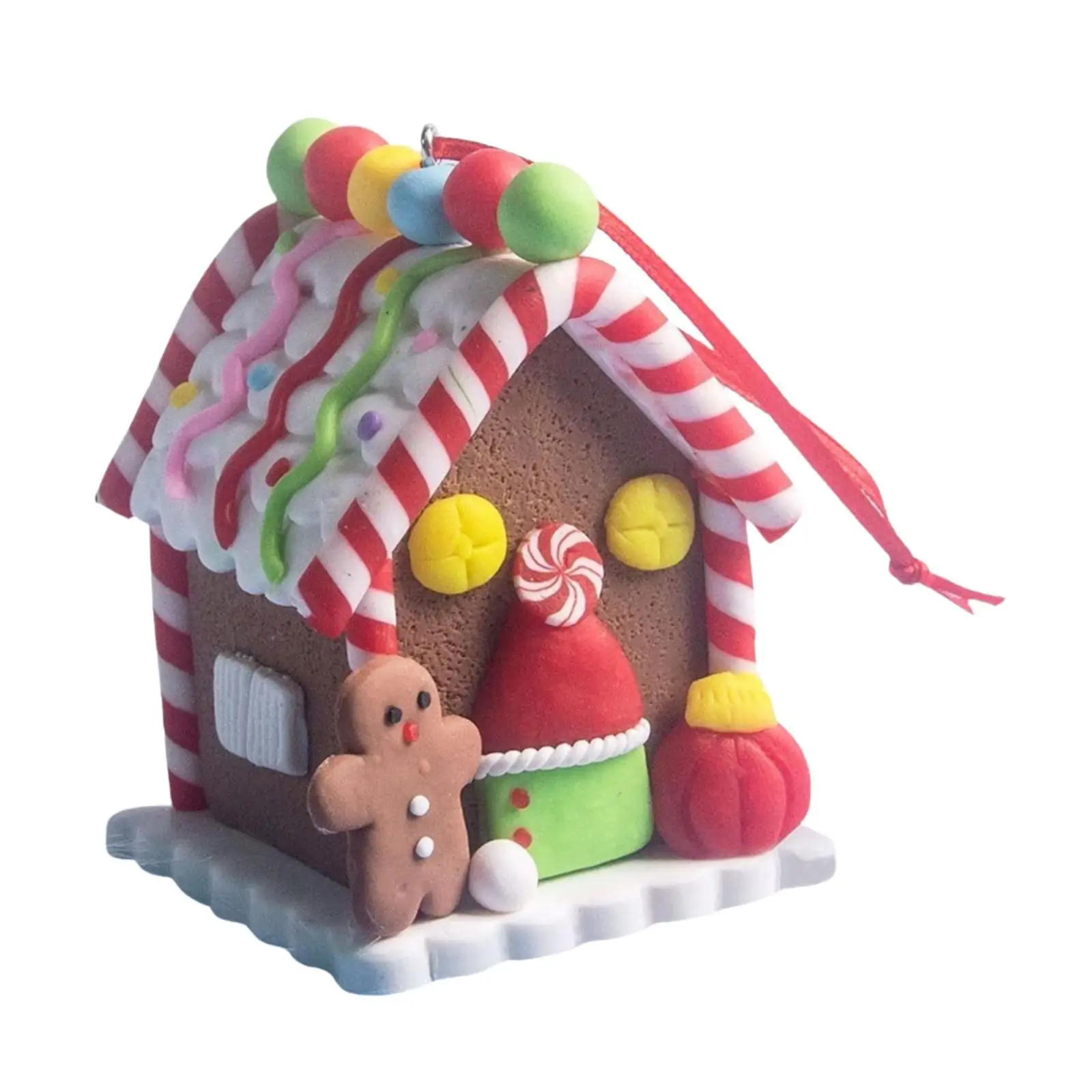 Gingerbread House Ornament Christmas Hanging Decoration Craft Party Supplies