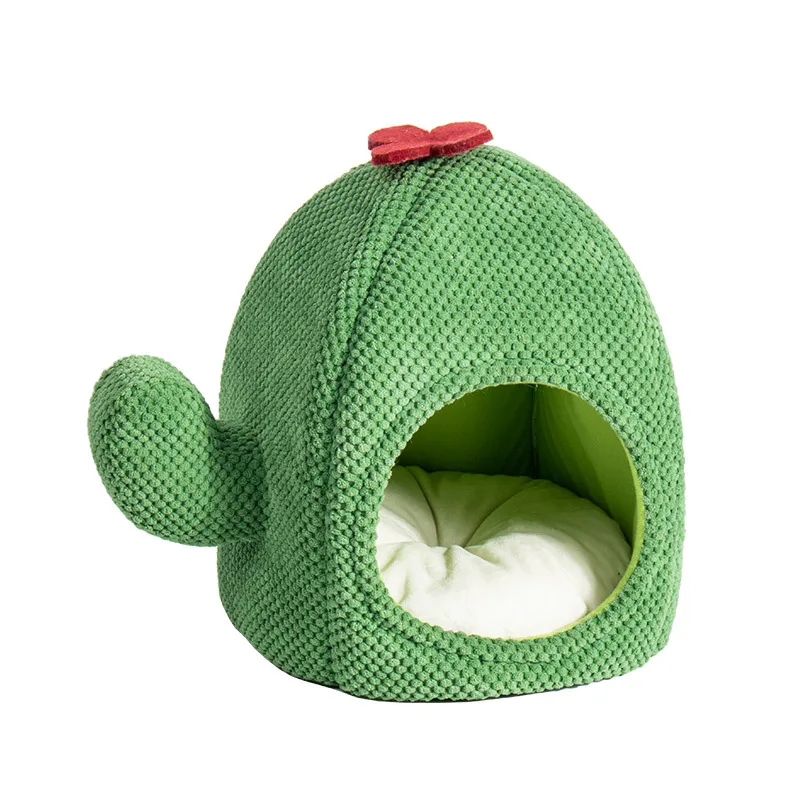 Cama cactus para perros y gatos pequeños y medianos – Cálida invierno - imagen 5
