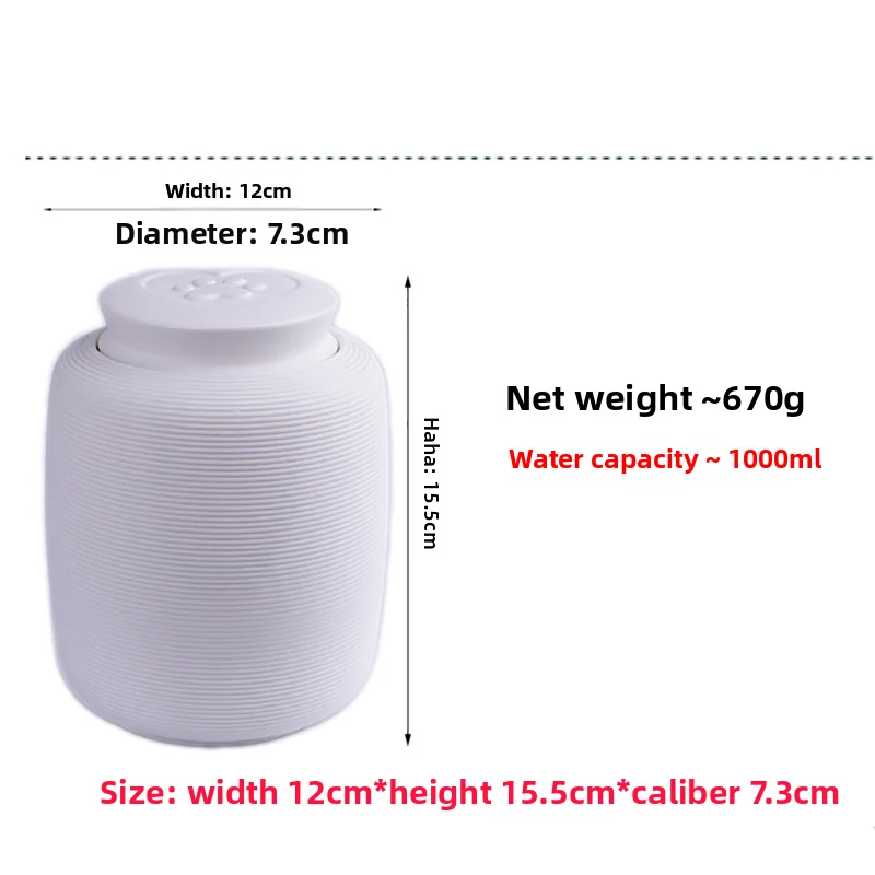 Frascos de cerámica sellados, recipiente de urna para mascotas a prueba de humedad, caja de almacenamiento de cenizas, ataúd, recuerdos, funerario, Mini urna decorativa, productos para mascotas