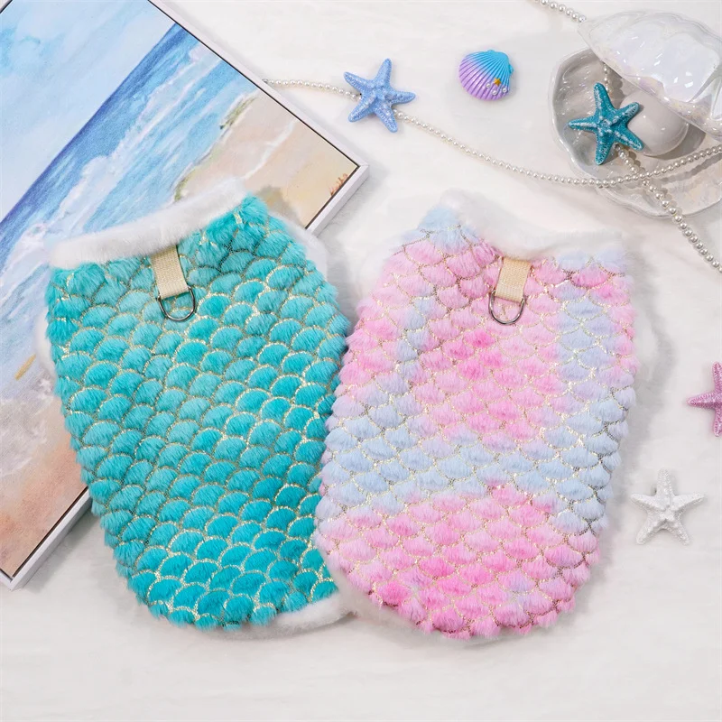 Suéter de polar lindo para mascota pequeña