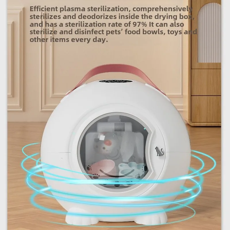 Secador automático para mascotas, soplador de pelo, temperatura inteligente constante, caja secadora para perros y gatos, suministros de productos para mascotas, accesorios de aseo - imagen 5