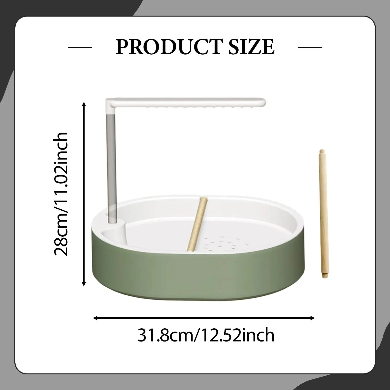 Automatic Bird Bathtub Lightweight Easy to Install Parrot Bath Shower,Bathing,Pet Bath Toy for Medium Birds,Cockatiel Parakeet