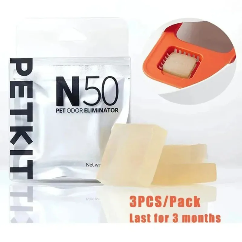 PetKit N50 Cat Litter Box Deodorant Cube Cat Automatic Litter Box Accessories Pet Cat Supplies Persistent Use Fresh Clear Odor - imagen 2