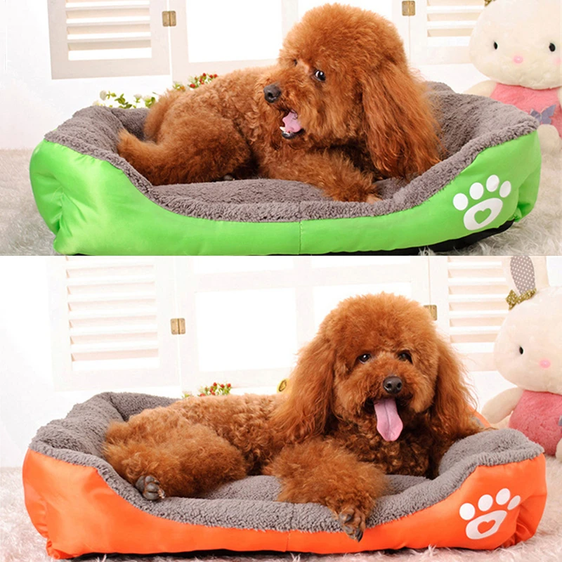 Cama S-3XL para perro y gato, casa cálida y acogedora de 13 colores, nido de lana suave, esterilla impermeable para Otoño e Invierno - imagen 3