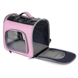 Bolsa de transporte transpirable para gatos hasta 7,5 kg para viajar