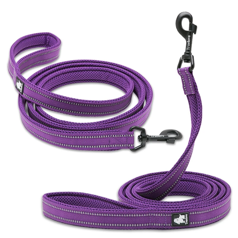 Winhyepet Correa de nailon para perros con cómodo mango acolchado, correa duradera para entrenamiento resistente para perros pequeños, medianos y grandes - imagen 2