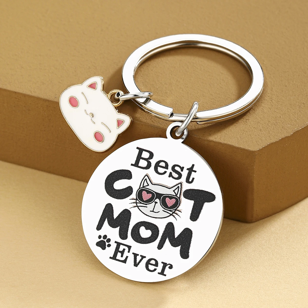 Llavero charms para gatos – Regalo original para amantes de gatos