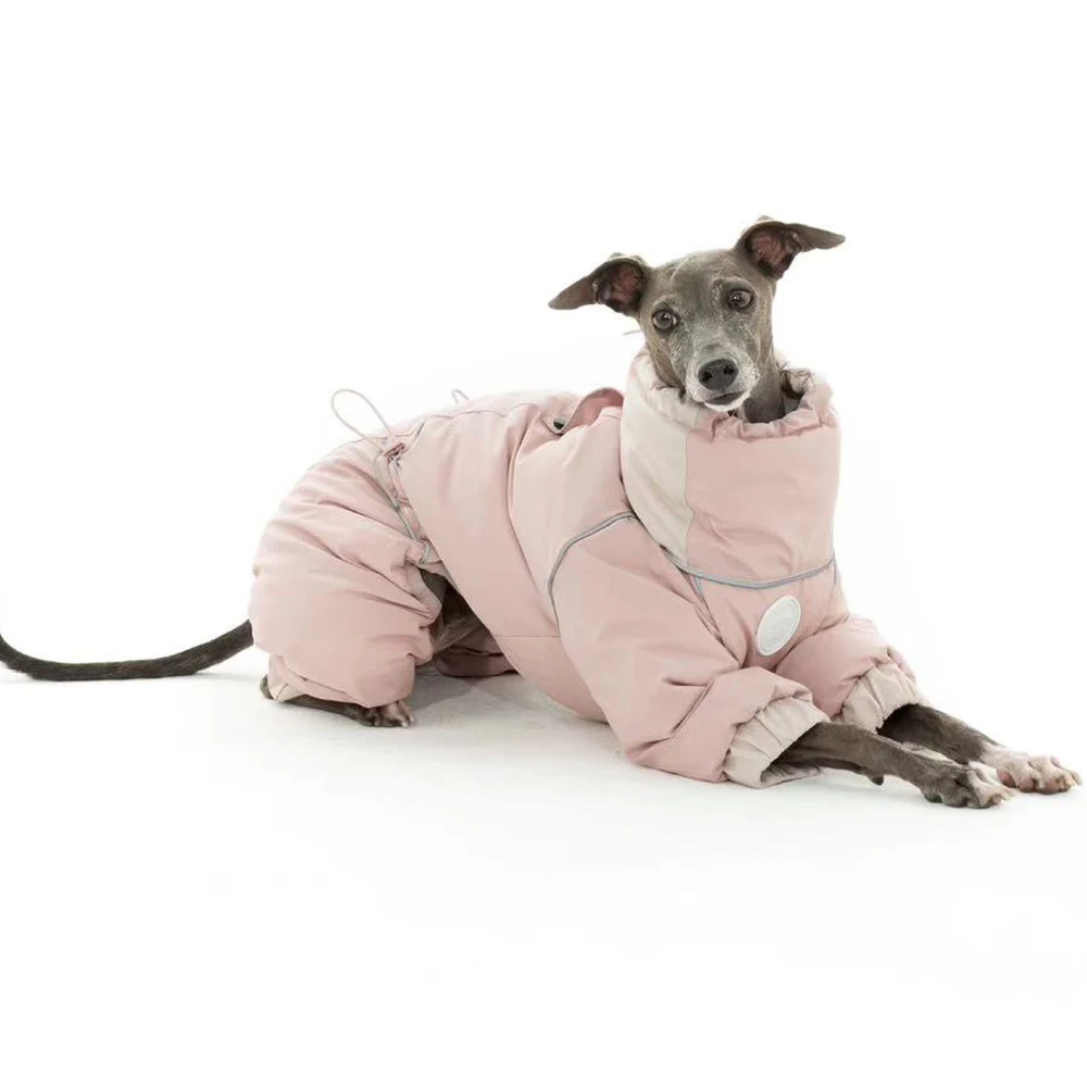 Abrigo de plumón rosa para perros pequeños – a prueba de viento - imagen 3