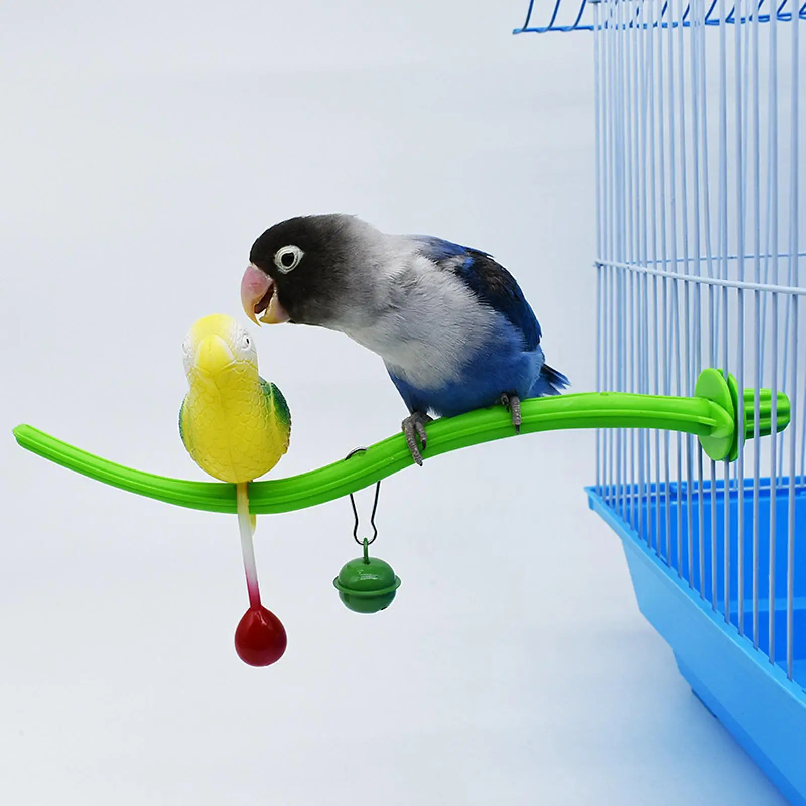 Pet Bird Toy Bird Grinding Claws Parrot Stand Branch Parrot Cage Toy for Conures African Grey Macaws Parrots Budgerigar Bird