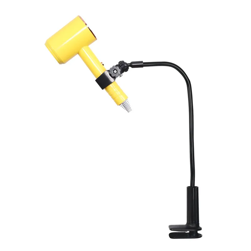 Soporte para secador de pelo para mascotas para mesa de aseo, soporte de abrazadera manos libres ajustable 360 que se adapta a todos los secadores de perros y gatos - imagen 5