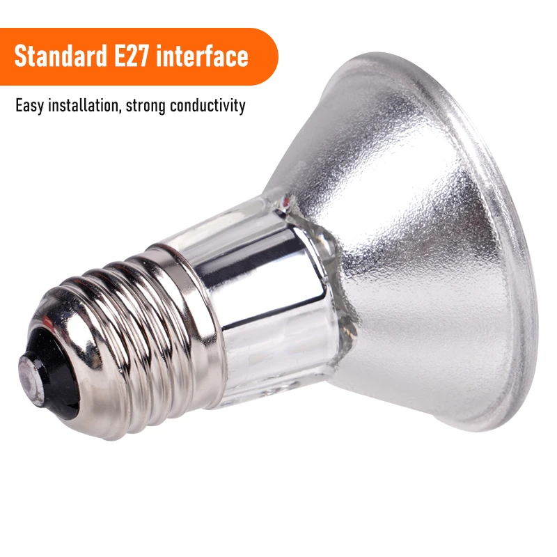 Bombilla de lámpara para reptiles UVA UVB, lámpara de calor para reptiles, luz de calefacción para tomar el sol, bombilla de luz UV, anfibios, lagartos, 110V, 220V - imagen 2