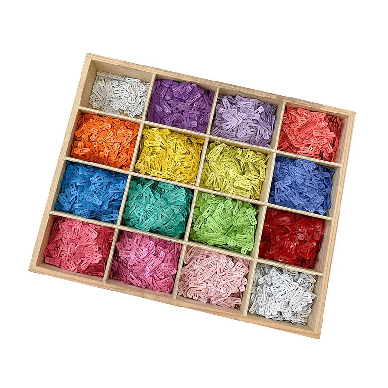 Horquilla cuadrada colorida para perros pequeños, pinzas para el pelo, accesorios de aseo para cachorros, Chihuahua, Pug, lote de 20 unidades