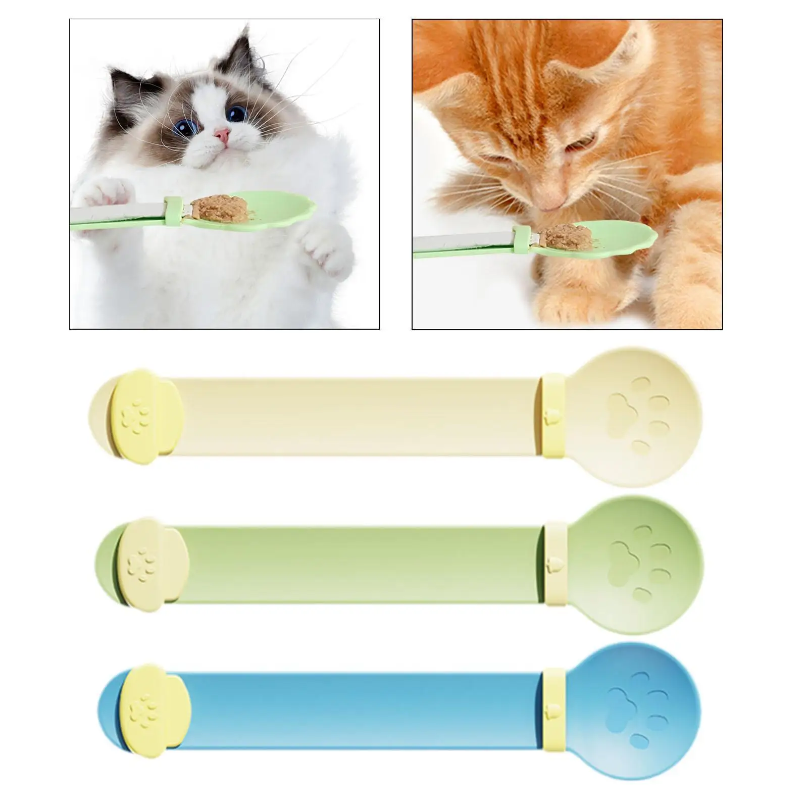 Cat Treat Spoon Cat Strip Squeeze Spoon Cat Treat Feeding Spoon Cat Strip Squeeze Feeder