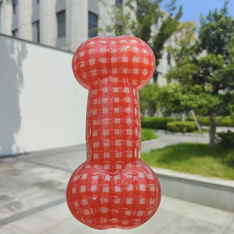 El nuevo hueso de juguete para perros, con efectos de sonido, es adecuado para limpiar los dientes. Todo tipo de razas de perros love it. - imagen 4