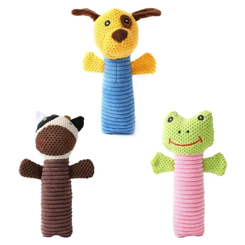 Juguetes para perros, juguetes chirriantes de peluche para mascotas, juguete interactivo para dentición de cachorros para perros pequeños, juguetes de peluche para perros - imagen 2