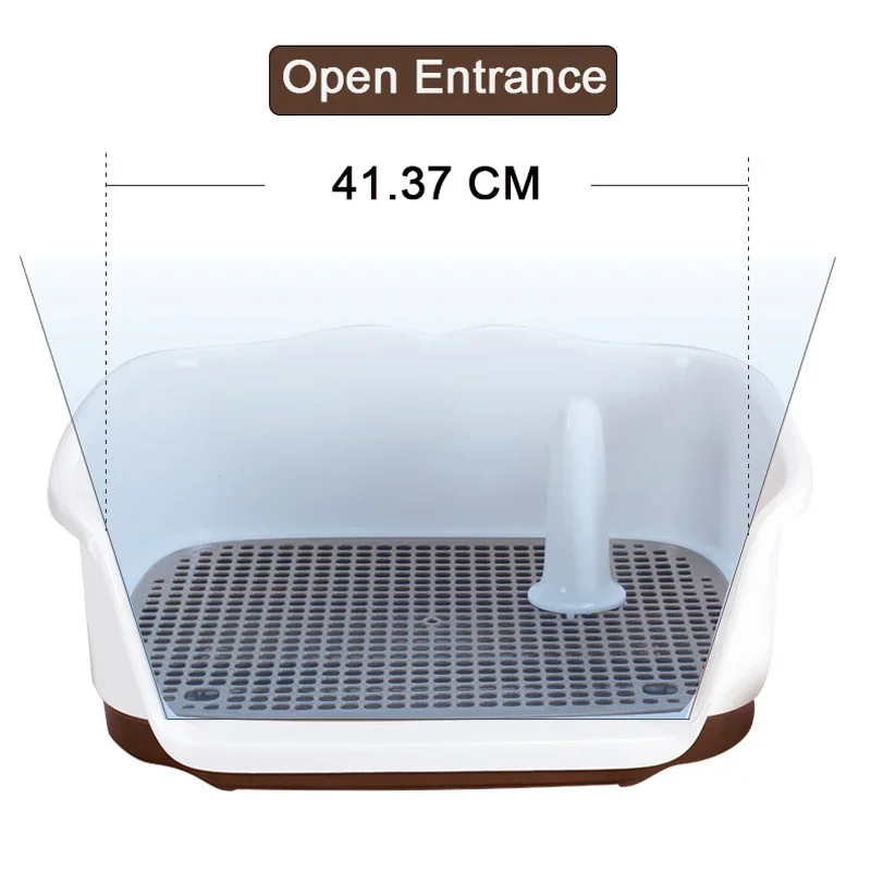 Inodoro portátil para perros y gatos, almohadilla de plástico de doble capa para entrenamiento, inodoro para cachorros, inodoro para mascotas pequeñas, autolimpieza - imagen 3