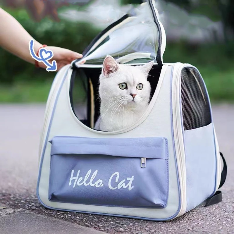 Cat Carrier Bags Windproof Outdoor Travel Backpack for Cat Small Dogs Transport Carrying Bag Cat Backpack Carriers With Cushion