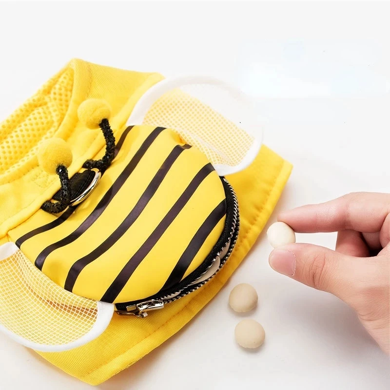 Arnés de cuerda de tracción para gatos, juego de correas ajustables para entrenamiento de abejas, para perros y gatos pequeños, Incluye correa - imagen 5