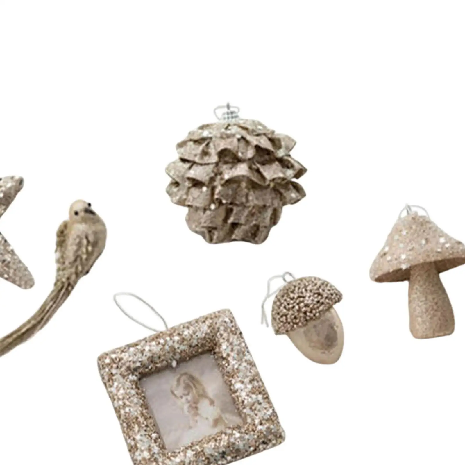 Christmas Tree Decorations Decorative Baubles Party Supplies Crafts DIY Christmas Ornaments for Engagement Valentine's Day