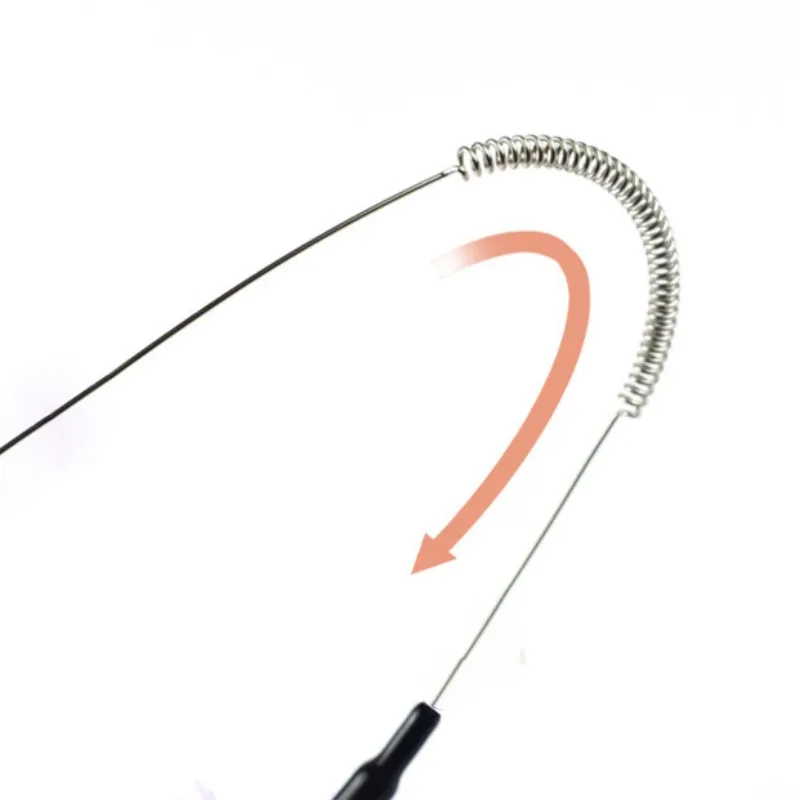 Jouets pour chats, bâtons de plumes, ressorts, poignée en fil d'acier, plume de paon, jouet interactif résistant aux morsures, jouets pour taquiner les chats - imagen 4