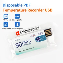 Registrador digital USB temperatura para cadena frío gatos y perros