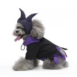 Disfraz hada cuerno mariposa para perros Cosplay vacaciones