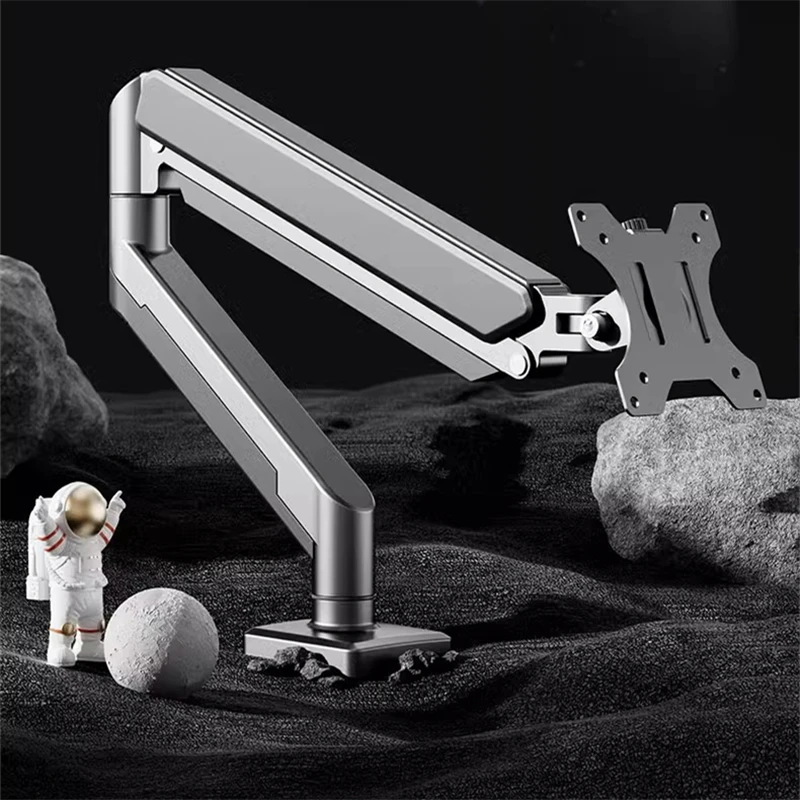 Soporte Universal para Monitor individual de hasta 32 pulgadas y 19,8 libras por pantalla soporte de escritorio para ordenador soporte ajustable para ordenador - imagen 4