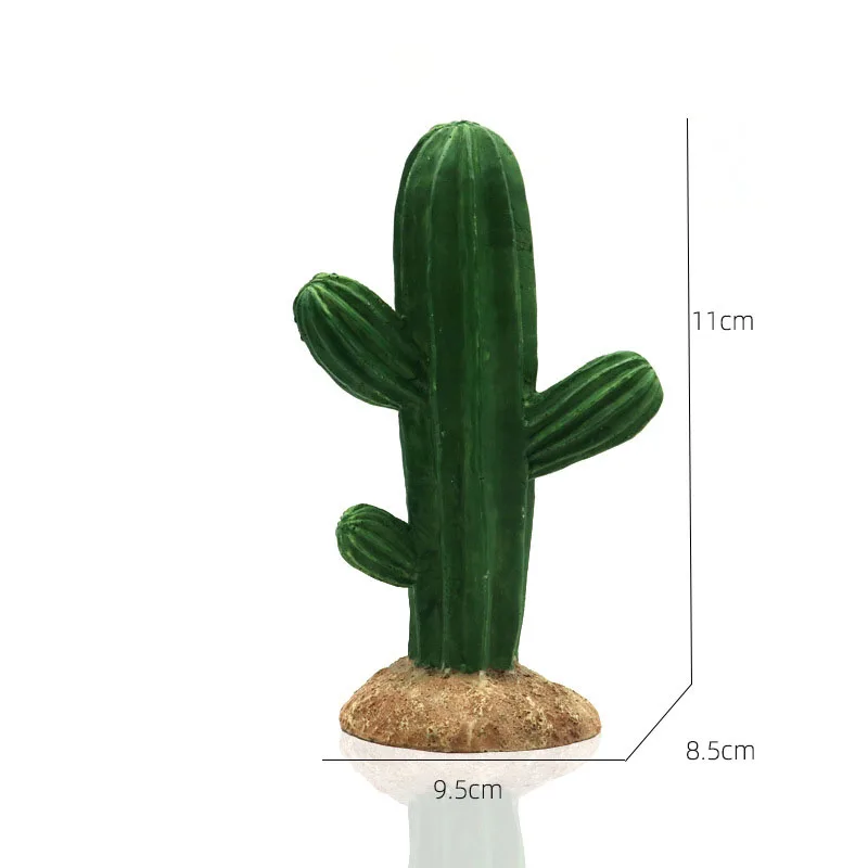 Cactus Saguaro artificial para terrario y acuario Decoración desértica - imagen 2